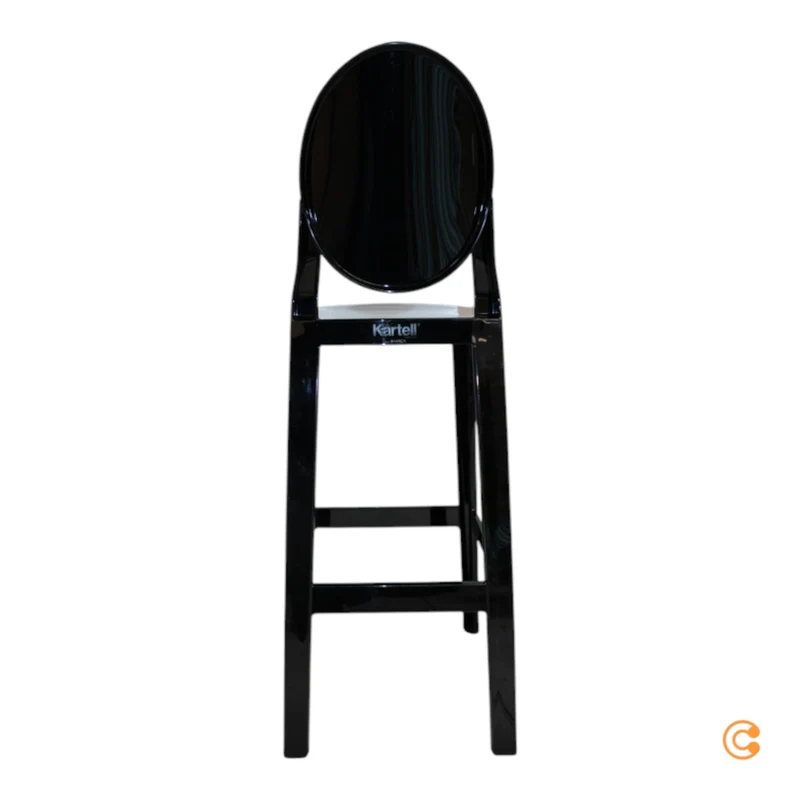 B-Ware Kartell One More Barhocker H75 Schwarz SIEHE TEXT/FOTO