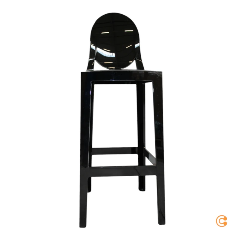 B-Ware Kartell One More Barhocker H75 Schwarz SIEHE TEXT/FOTO
