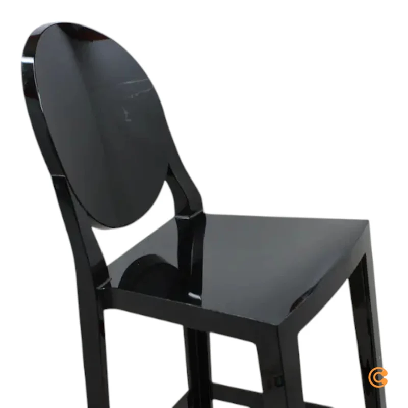 B-Ware Kartell One More Barhocker H75 Schwarz SIEHE TEXT/FOTO