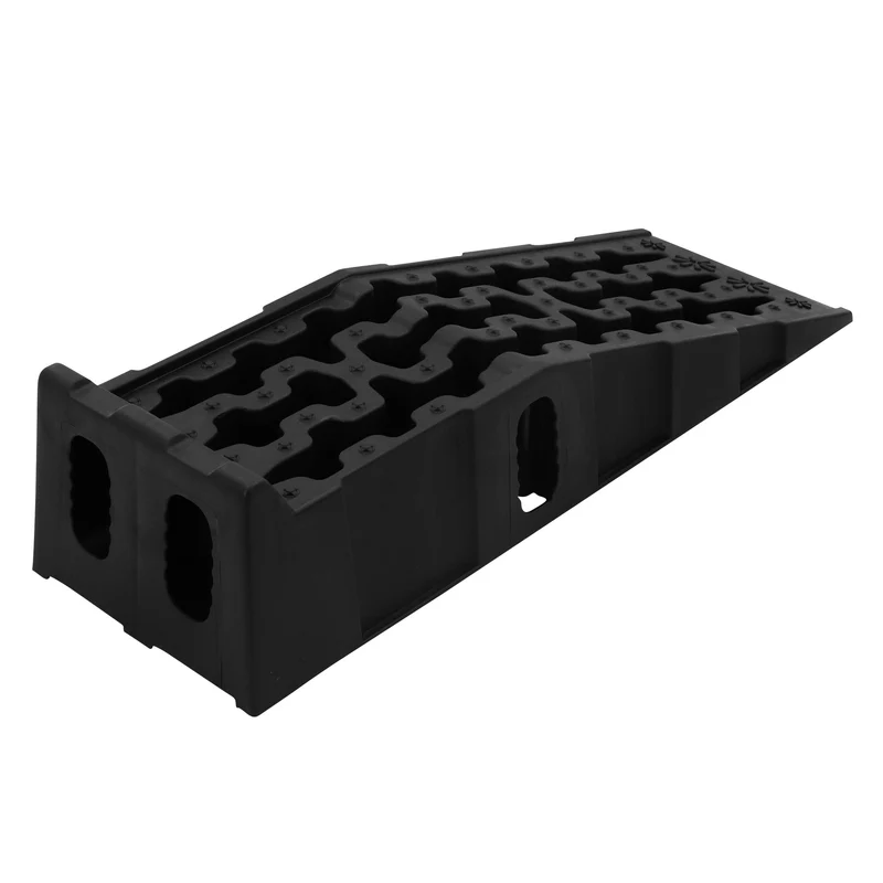2er Set Auffahrrampe belastbar bis 2,4 Tonnen 30 cm breit aus Kunststoff tragbar