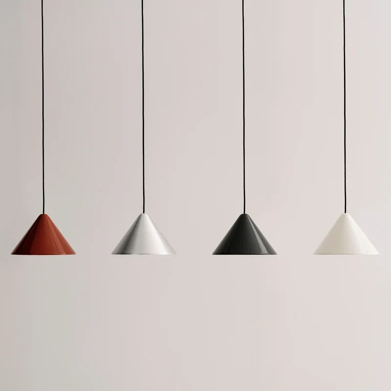 B-Ware HAY Hängeleuchte Pendel Compass Aluminium gebürstet höhenverstellbar LED Ø 43 cm