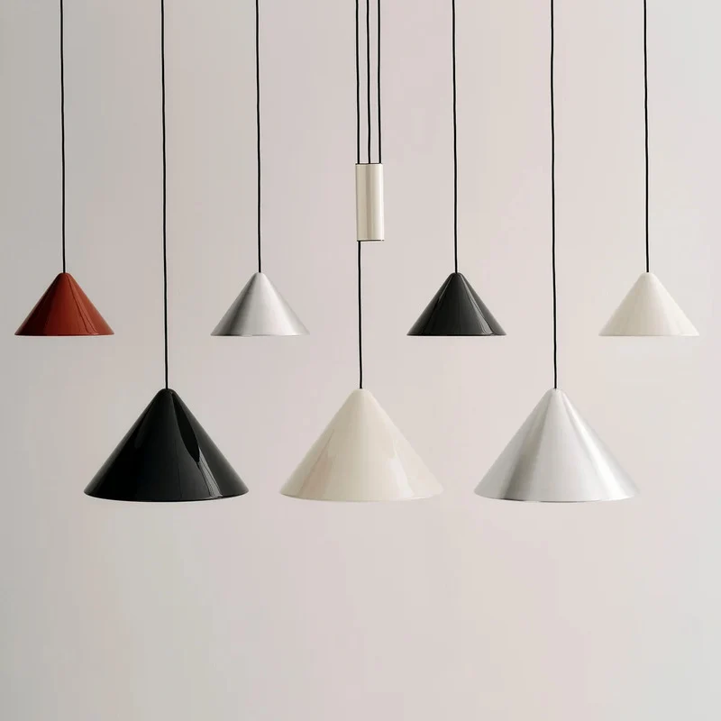 B-Ware HAY Hängeleuchte Pendel Compass Aluminium gebürstet höhenverstellbar LED Ø 43 cm