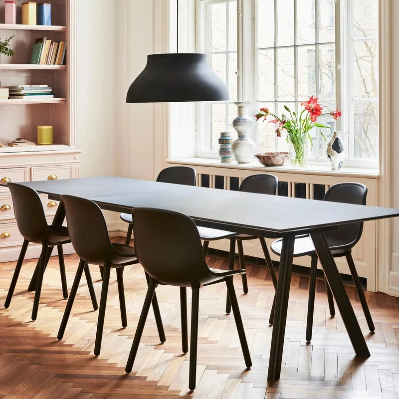 B-Ware HAY Einlegeplatte Erweiterungsplatte für CPH3 Tischplatte 50x80 cm schwarz Eiche
