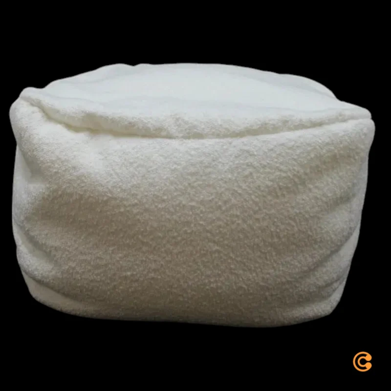 B-Ware Sitzfeldt Pouf Sitzhocker Jolly Pouf S weiß Hocker Sitzkissen Fußhocker Ablage