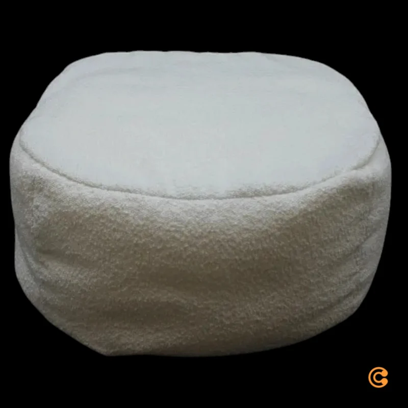 B-Ware Sitzfeldt Pouf Sitzhocker Jolly Pouf S weiß Hocker Sitzkissen Fußhocker Ablage