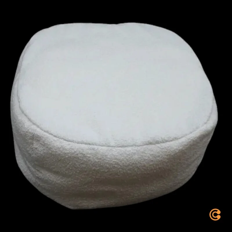 B-Ware Sitzfeldt Pouf Sitzhocker Jolly Pouf S weiß Hocker Sitzkissen Fußhocker Ablage