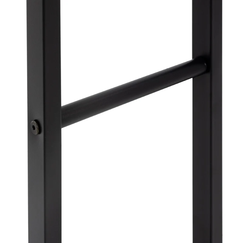 Kaminholzregal rechteckig 60x100x25 cm Dunkelgrau aus Stahl ML-Design