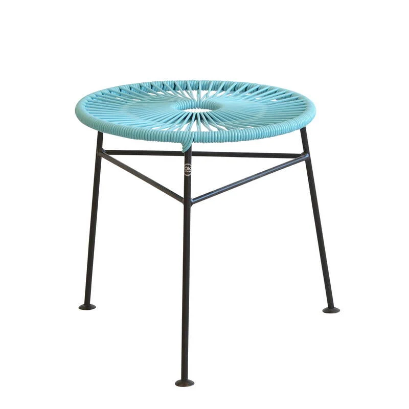 B-Ware OK Design Centro Stool hellblau Hocker Sitzhocker Beistellhocker Ablagetisch