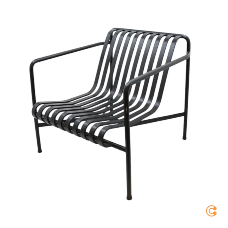 B-Ware Hay Palissade Lounge Chair Low Stuhl Gartenstuhl Terassenstuhl Stahl SIEHE TEXT