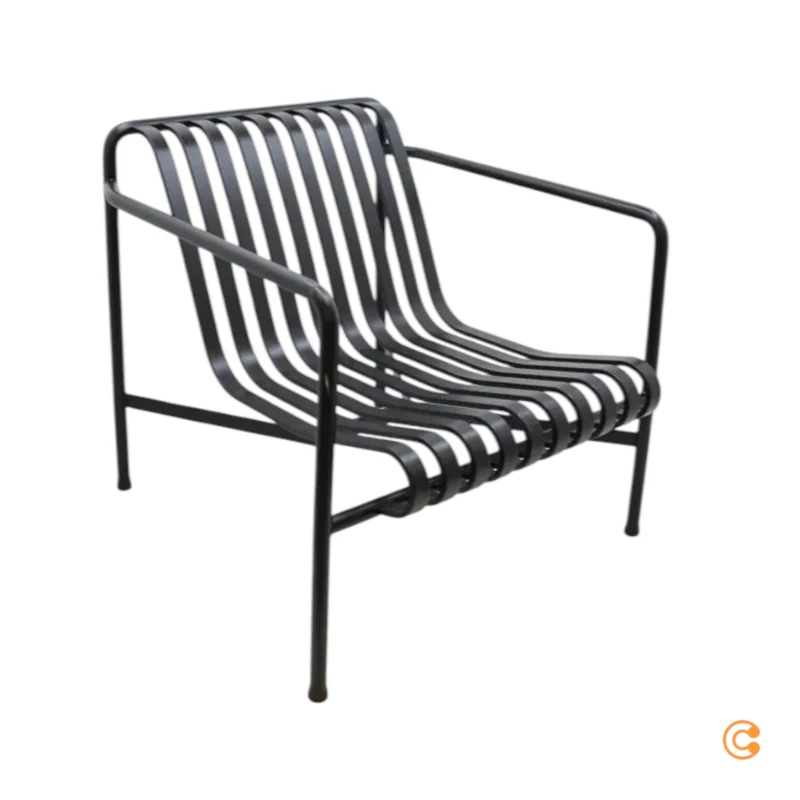 B-Ware Hay Palissade Lounge Chair Low Stuhl Gartenstuhl Terassenstuhl Stahl SIEHE TEXT