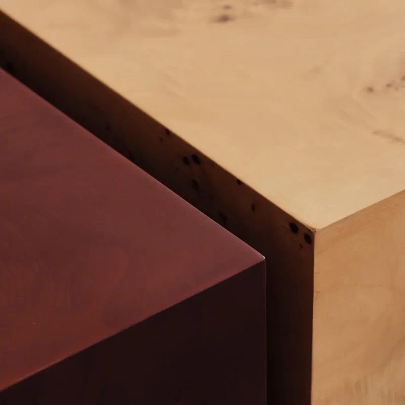 B-Ware Ferm Living Kaffeetisch Beistelltisch Coffee Table Wohnzimmer natur 117x70 cm