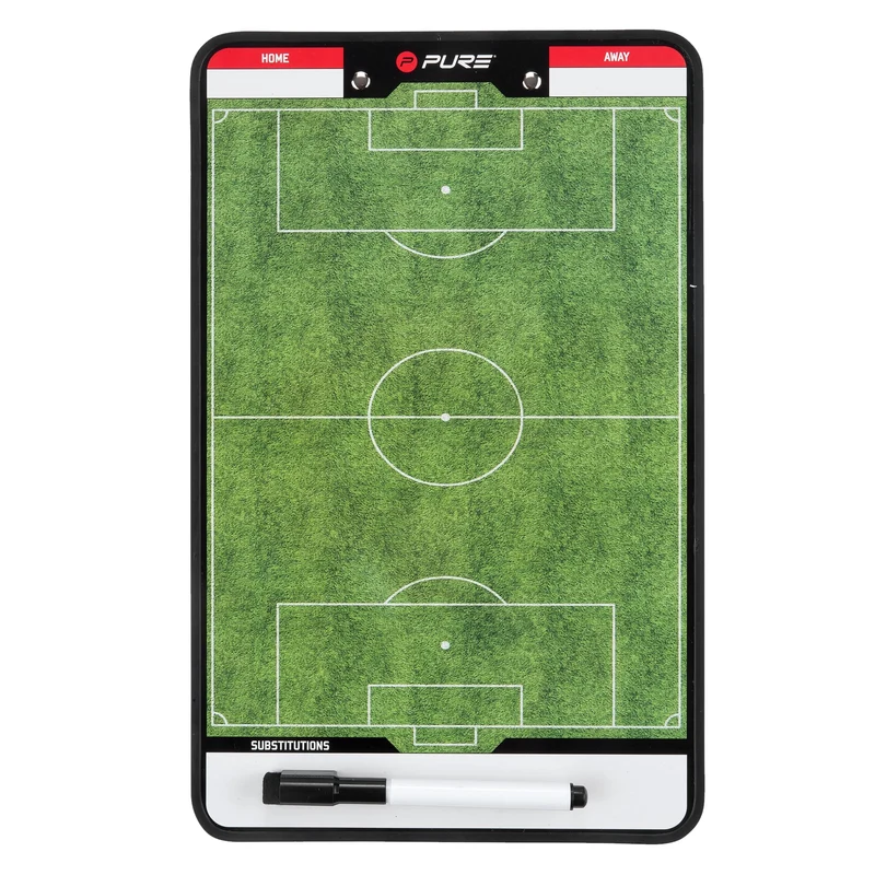 Taktiktafel Fußball 34,5x21,5 cm mit Zubehör Pure2Improve