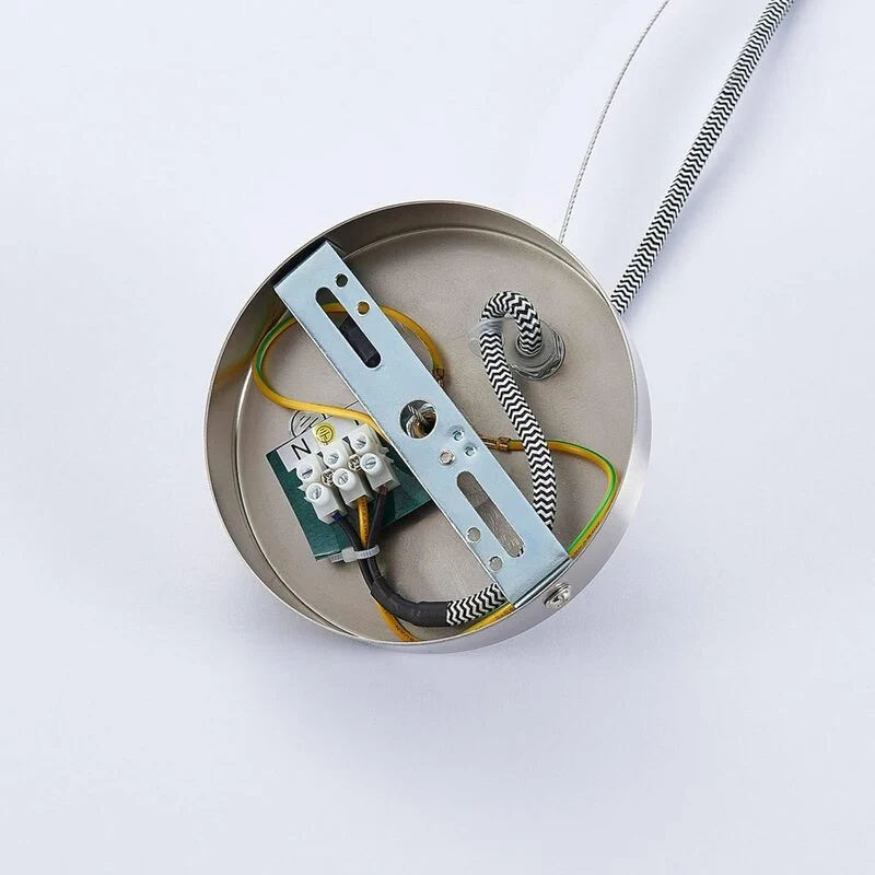 B-Ware Lindby Pendelleuchte Jelin Deckenlampe Hängeleuchte Deckenleuchte Lampe grau E27