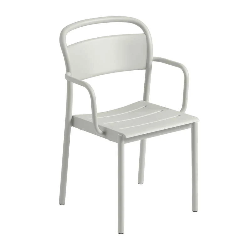 Muuto - Linear Steel Armchair Outdoor grau Stuhl Möbel Sitzmöbel SIEHE TEXT/FOTO