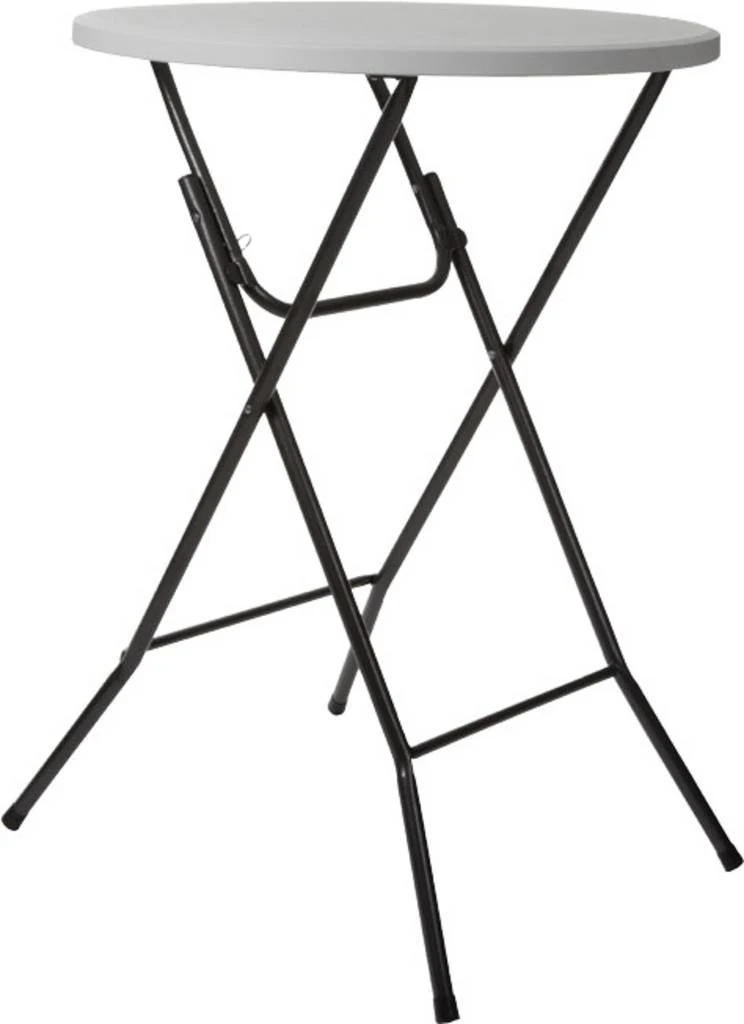 14x B-Ware Perel Stehtisch Campingmöbel Partytisch Gartentisch Weiß bis 80 kg 14 STÜCK