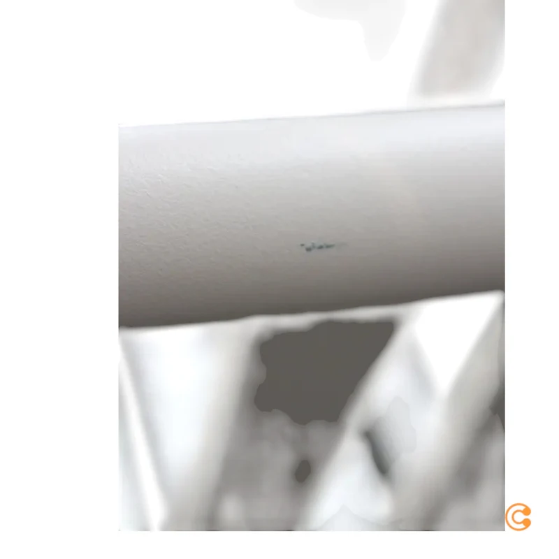 B-Ware HAY Palissade Armlehnenstuhl Stuhl Outdoorstuhl cremeweiß SIEHE TEXT/FOTO