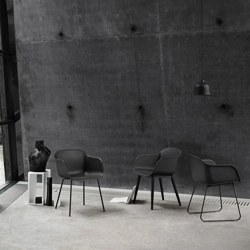 B-Ware Muuto Fiber Armchair Stuhl Sessel Schalenstuhl Kufengestell SIEHE TEXT/FOTO