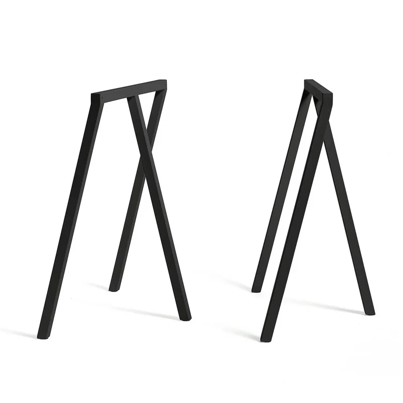 B-Ware HAY Loop Tischböcke Gestell Stand Frame Tischbein schwarz H72cm Set 2 Stück