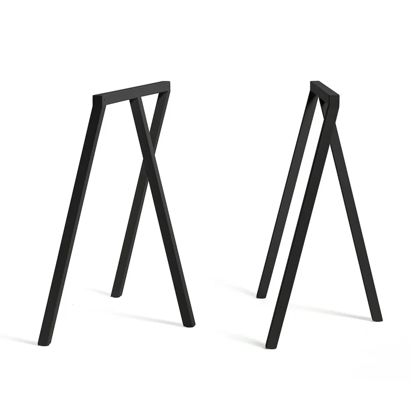 B-Ware HAY Loop Tischböcke Gestell Stand Frame Tischbein schwarz H72cm Set 2 Stück