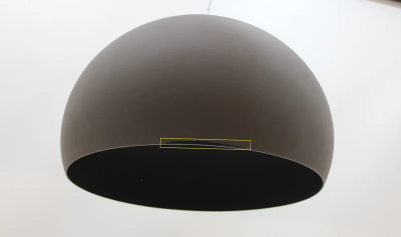 C-Ware Kartell Pendelleuchte Deckenlampe Hängelampe FL Y Kunststoff braun Leuchte LED