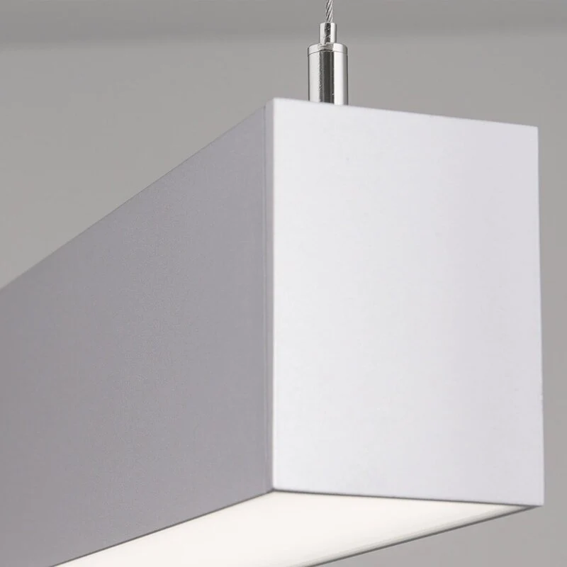 B-Ware Sando Pendelleuchte Deckenlampe LED alu warmweiß Aluminium PVC Aufhängeset 86132