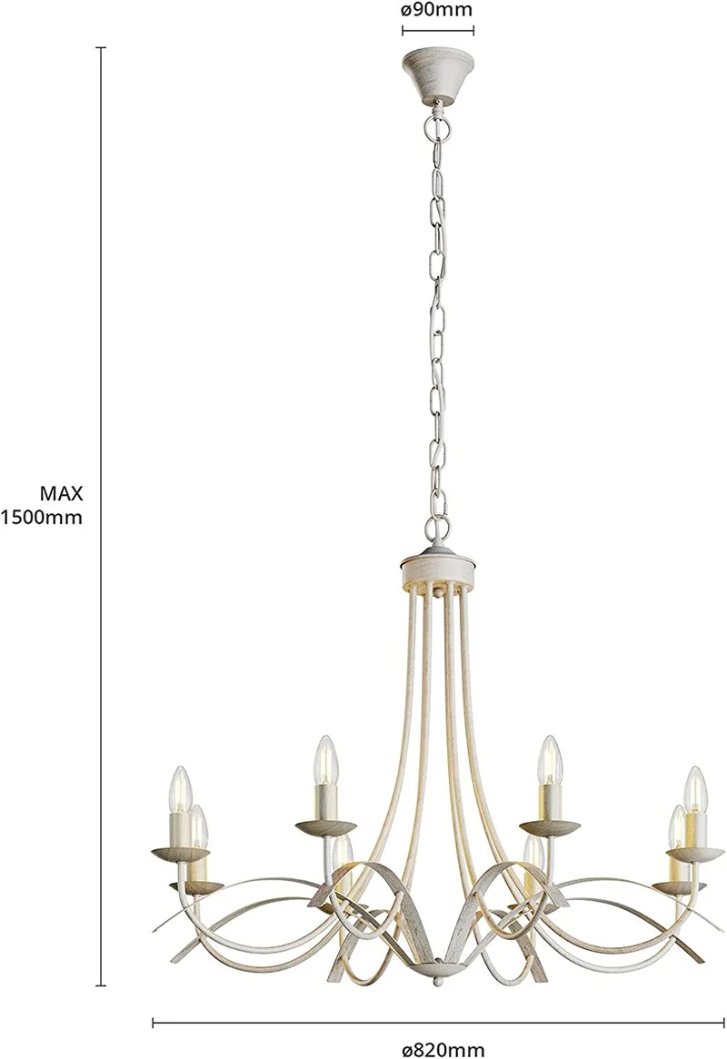 B-Ware Lindby Kronleuchter Amonja Deckenleuchte Kronleuchter Lampe Esszimmerleuchte 165