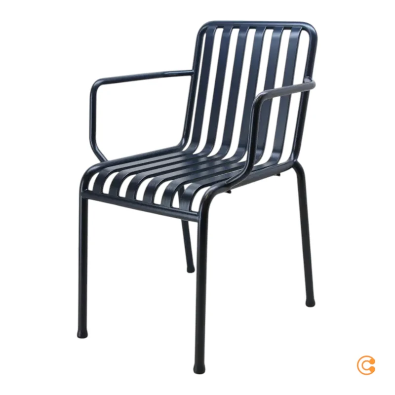 B-Ware HAY Gartenstuhl Stuhl Armlehnenstuhl deep blue Exklusive Edition 2025 SIEHE TEXT