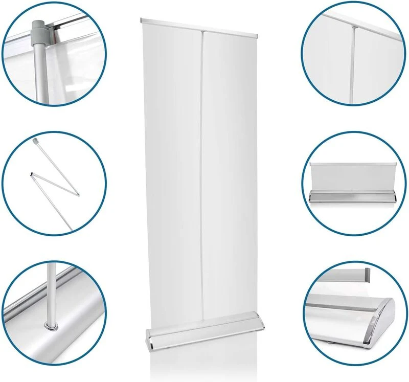 B-Ware hjh OFFICE Hygieneschutz Trennwand CLEANUP STAND 80x200 Spuckschutz190