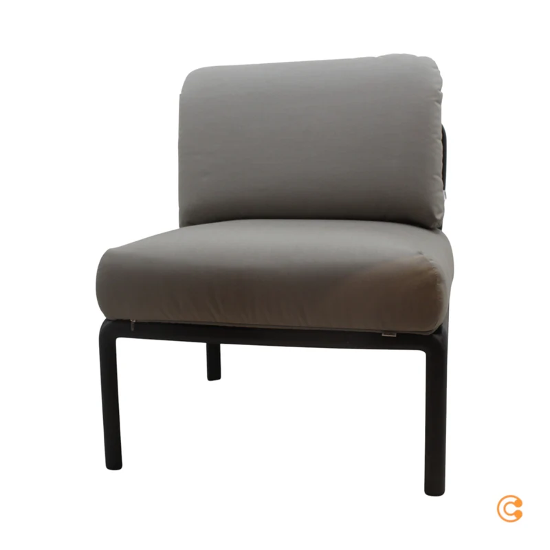 B-Ware Nardi Komodo Modulsofa Sofa Couch Modulcouch Sitzmodul Mittelelement anthrazit