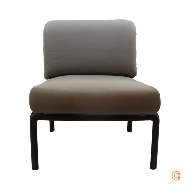 B-Ware Nardi Komodo Modulsofa Sofa Couch Modulcouch Sitzmodul Mittelelement anthrazit