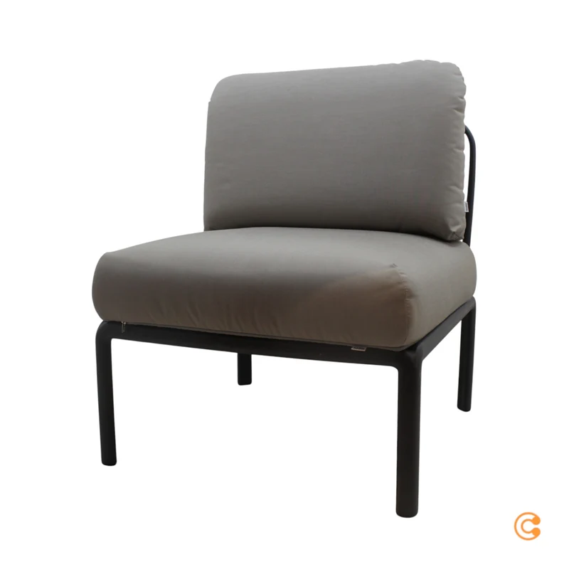 B-Ware Nardi Komodo Modulsofa Sofa Couch Modulcouch Sitzmodul Mittelelement anthrazit