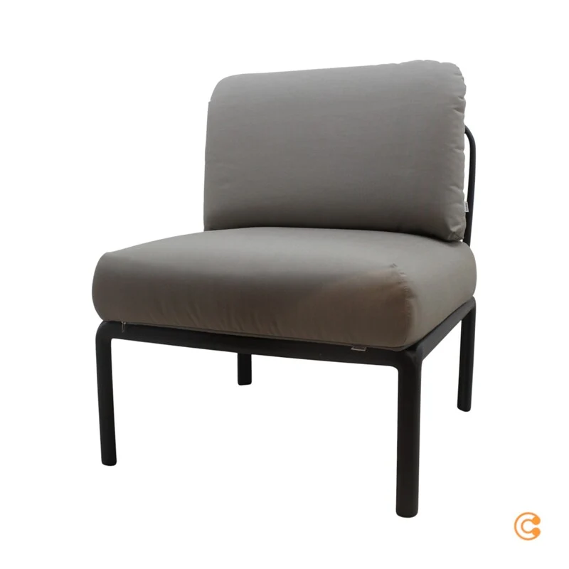 B-Ware Nardi Komodo Modulsofa Sofa Couch Modulcouch Sitzmodul Mittelelement anthrazit