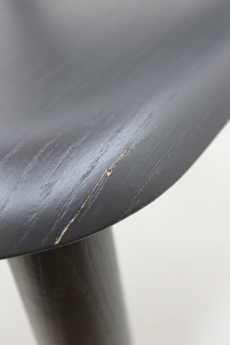 B-Ware Hay Soft Edge 12 Stuhl Holzstuhl Holz Eiche soft schwarz gebeizt SIEHE TEXT/FOTO