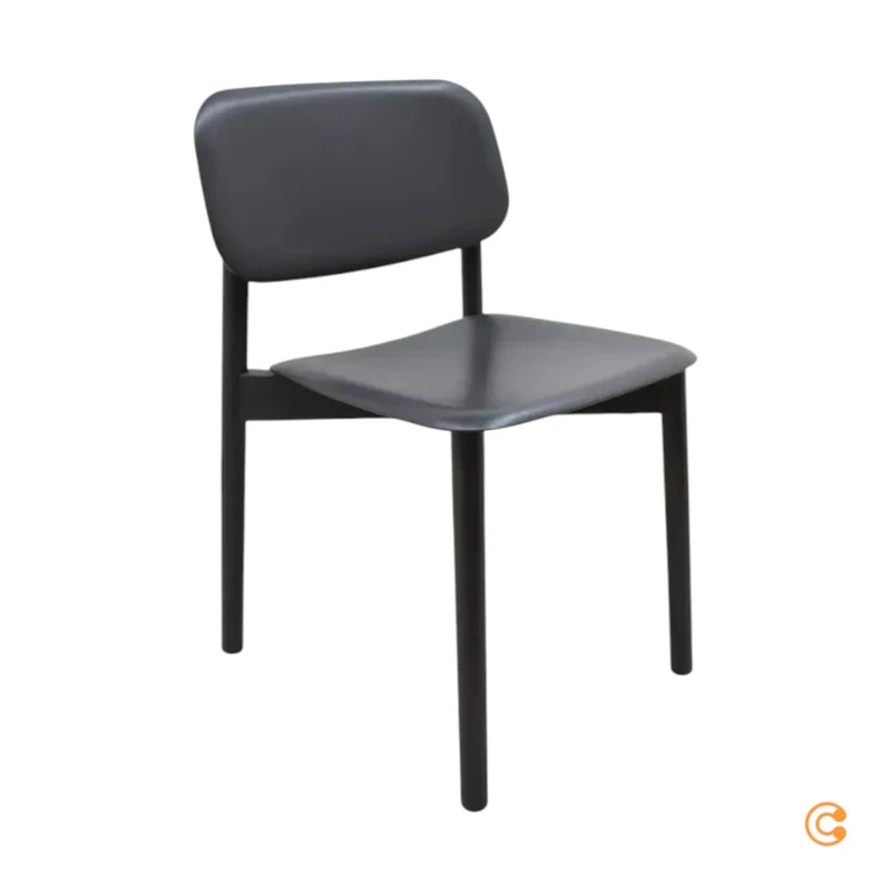 B-Ware Hay Soft Edge 12 Stuhl Holzstuhl Holz Eiche soft schwarz gebeizt SIEHE TEXT/FOTO