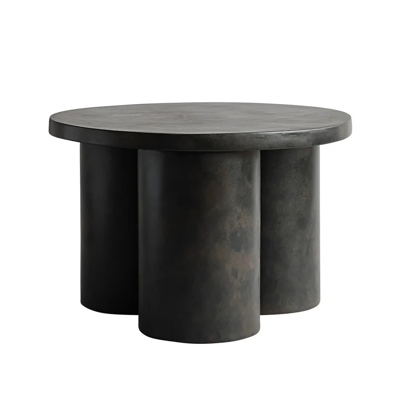 B-Ware 101 Copenhagen Beistelltisch Tisch Big Foot coffee braun niedrig H 43 cm Ø 65 cm