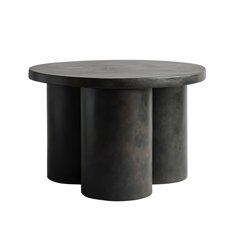 B-Ware 101 Copenhagen Beistelltisch Tisch Big Foot coffee braun niedrig H 43 cm Ø 65 cm