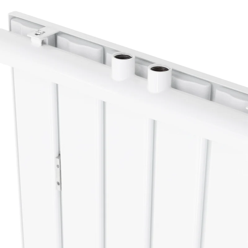 Badheizkörper 1800x452 mm Weiß mit Universale Anschlussgarnitur ML-Design