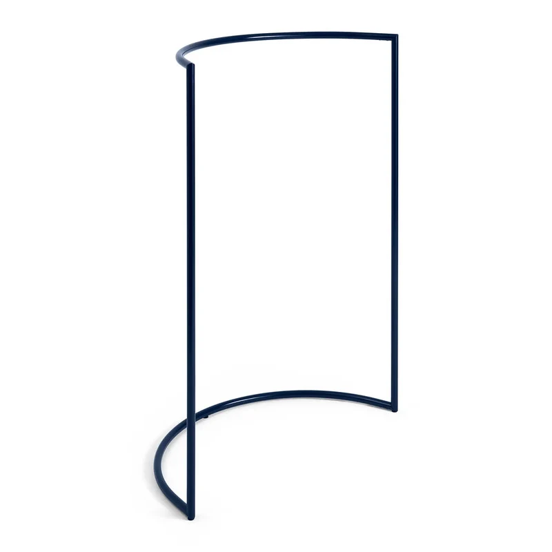 B-Ware HAY Garderobenständer Kleiderständer Colour Rack Stahl blau C-Shape Möbel