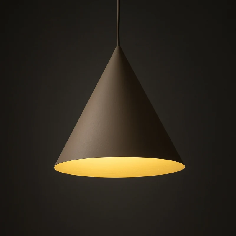 B-Ware TK-Lighting Hängeleuchte Pendelleuchte Cono Sand Stahl E27 LED Ø 25 cm 1-flammig