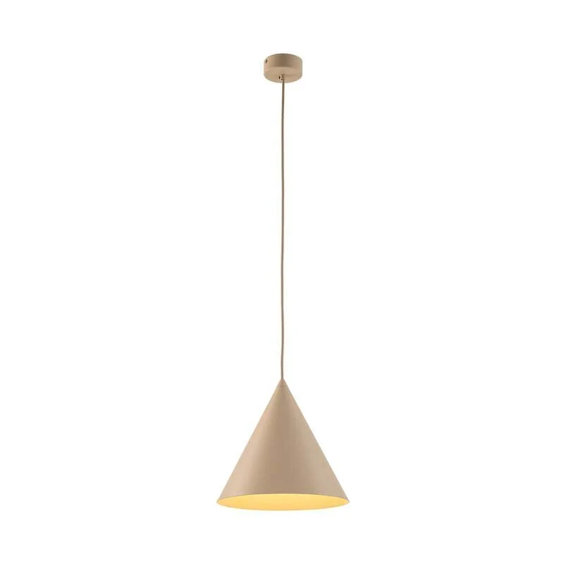 B-Ware TK-Lighting Hängeleuchte Pendelleuchte Cono Sand Stahl E27 LED Ø 25 cm 1-flammig