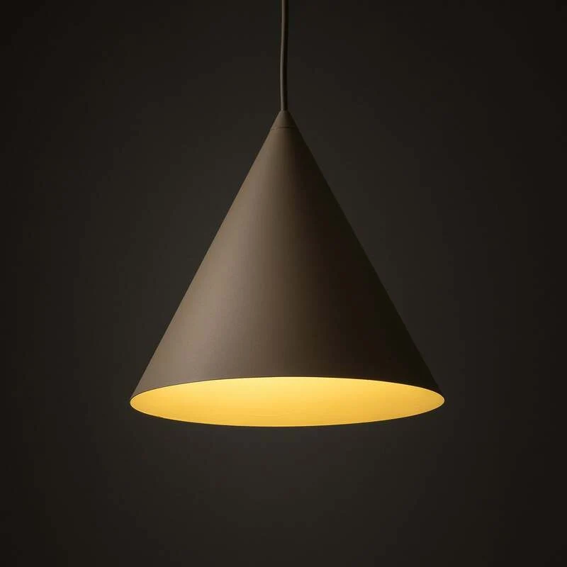 B-Ware TK-Lighting Hängeleuchte Pendelleuchte Cono Sand Stahl E27 LED Ø 25 cm 1-flammig