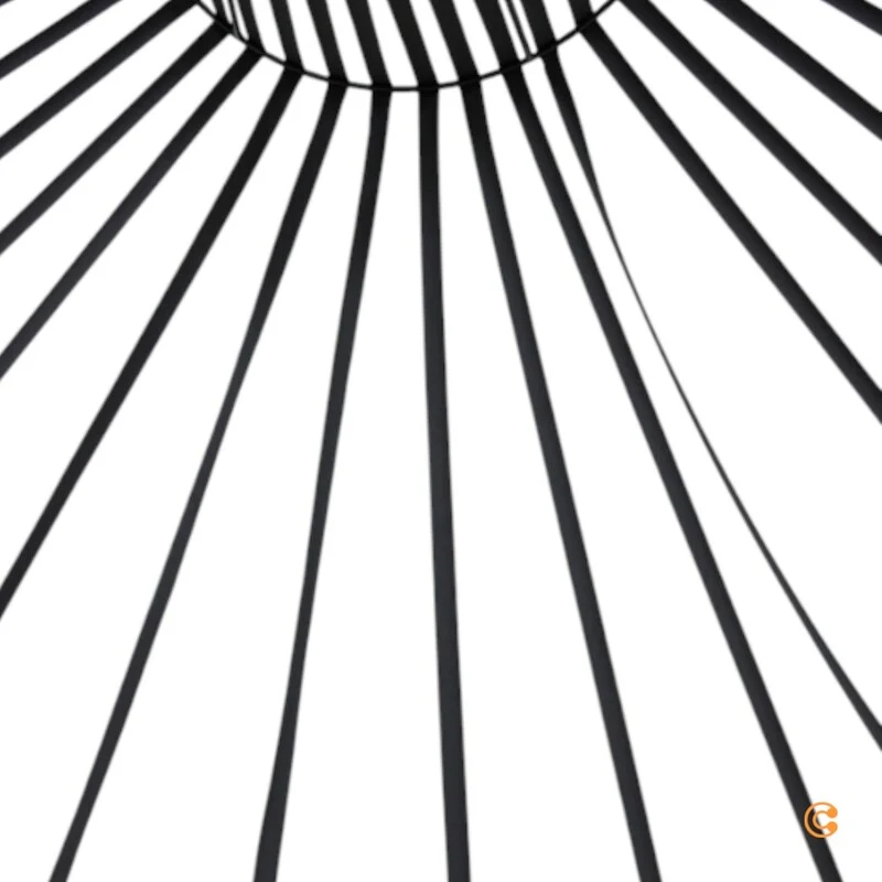 B-Ware Petite Friture Vertigo Pendelleuchte Hängeleuchte Deckenlampe Ø 110 cm schwarz