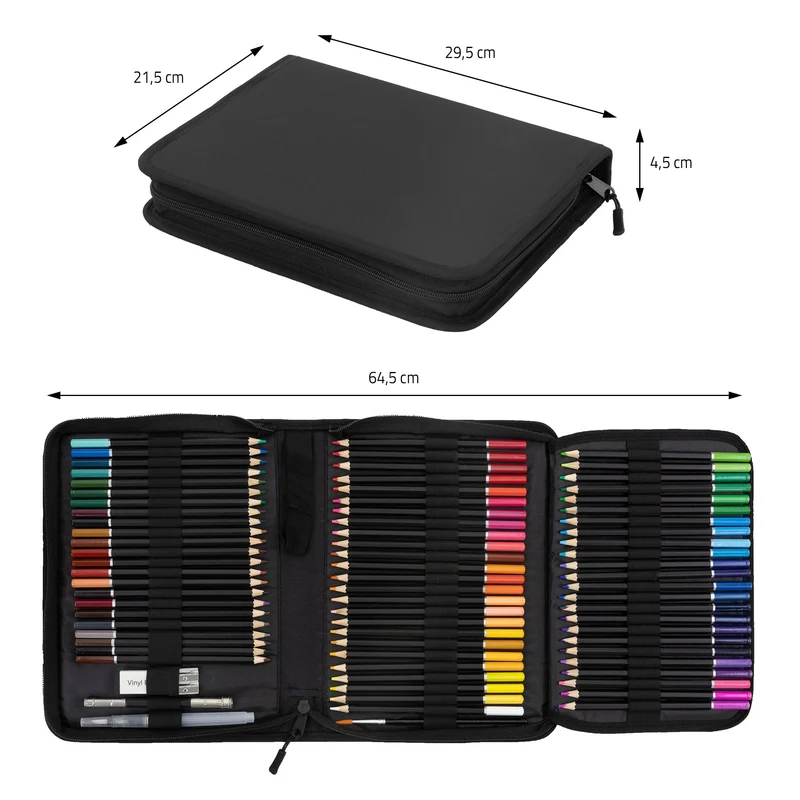 78er Aquarell Buntstifte Set für Kinder und Erwachsene