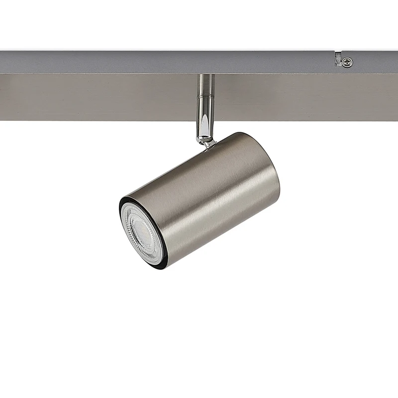 B-Ware Lindby Joffrey Deckenstrahler Deckenleuchte Deckenlampe Leuchte LED 6-fl. nickel