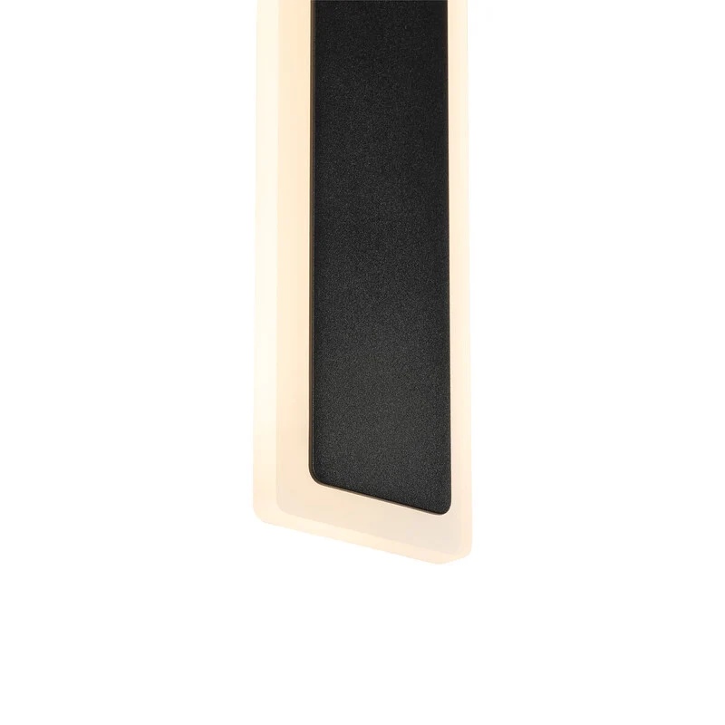 B-Ware Nowodvorski Wandleuchte Wandlampe LED schwarz ISLA 100 cm Warmweiß IP54 22 W