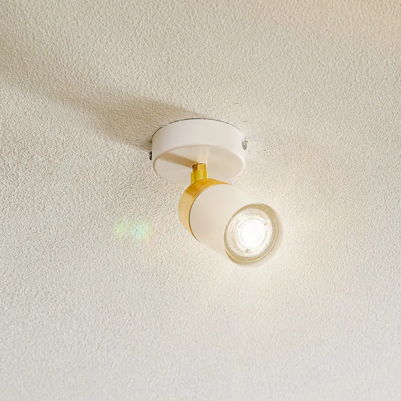 B-Ware Reno Deckenspot Deckenstrahler Spot Lampe Leuchte weiß gold einflammig