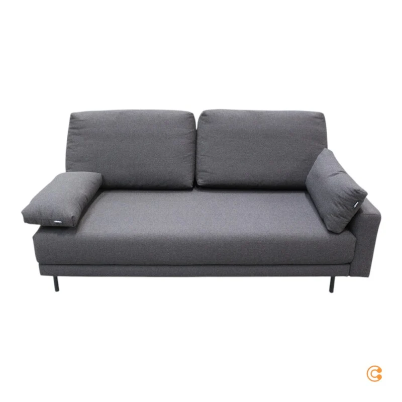 B-Ware freistil 170 Loungesofa Sofa schwarzgrau Sofabezug 4042 282x175,7cm Teil Modul