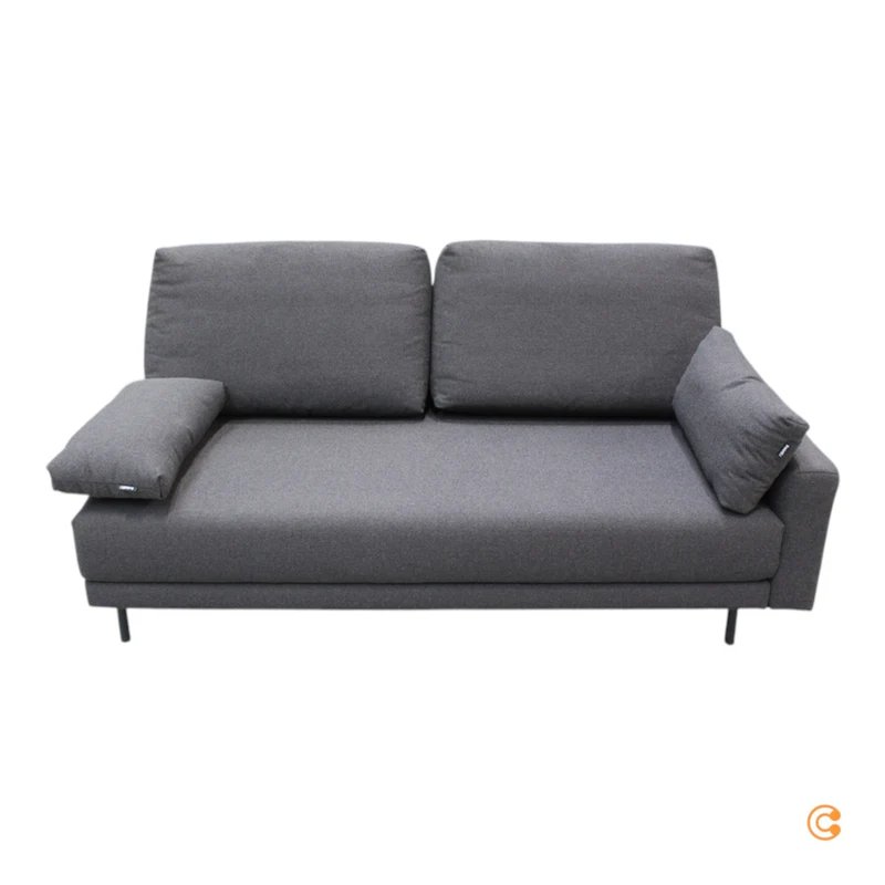 B-Ware freistil 170 Loungesofa Sofa schwarzgrau Sofabezug 4042 282x175,7cm Teil Modul