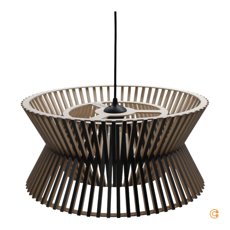 B-Ware Secto Kontro Hängeleuchte Pendelleuchte Leuchte Lampe Ø45x H21cm schwarz
