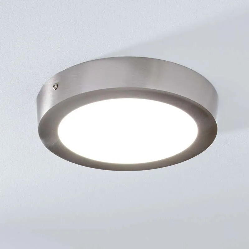 B-Ware EGLO Connect Deckenlampe Fueva-C Lampe LED Rund Nickel Smart Fernbedienung RGB
